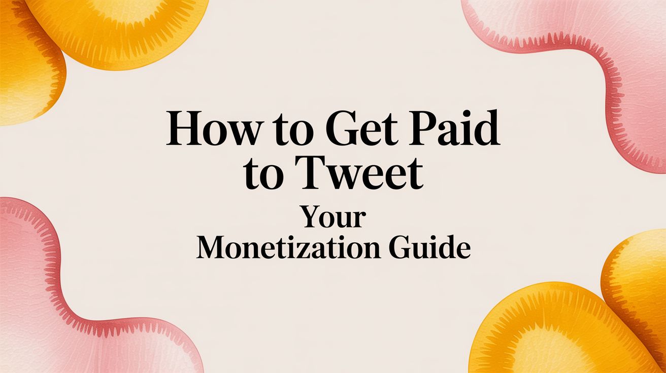 How to Get Paid to Tweet Your Monetization Guide