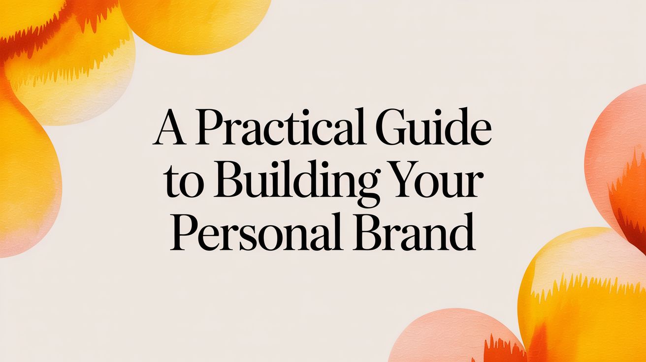 A Practical Guide to Building Your Personal Brand