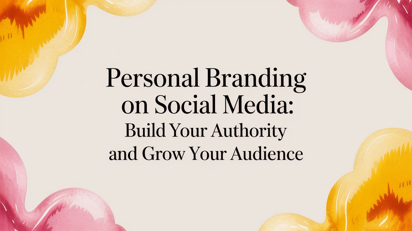 Personal Branding on Social Media: Build Your Authority and Grow Your Audience
