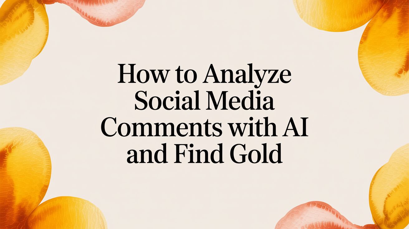 How to Analyze Social Media Comments From X, Threads, and Bluesky with AI