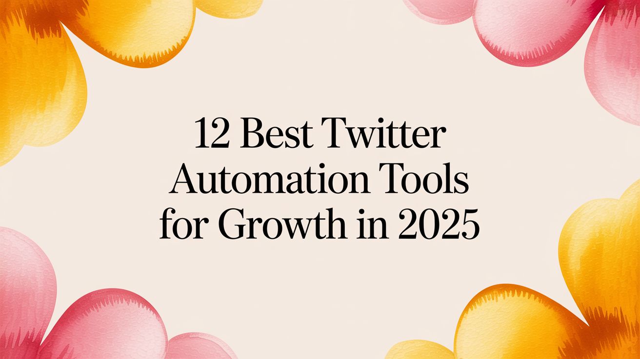 12 Best Twitter Automation Tools for Growth in 2025
