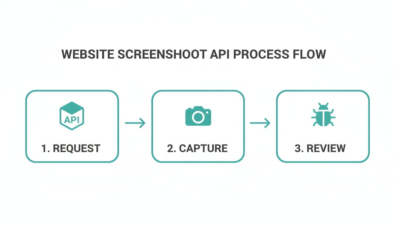 Infographic about website screenshot api