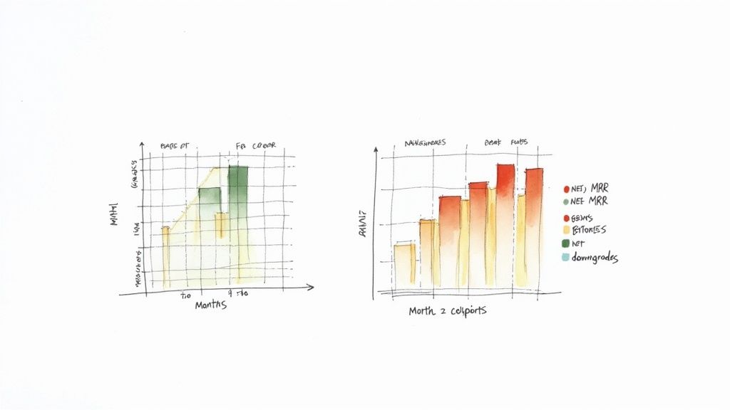 Cohort analysis chart