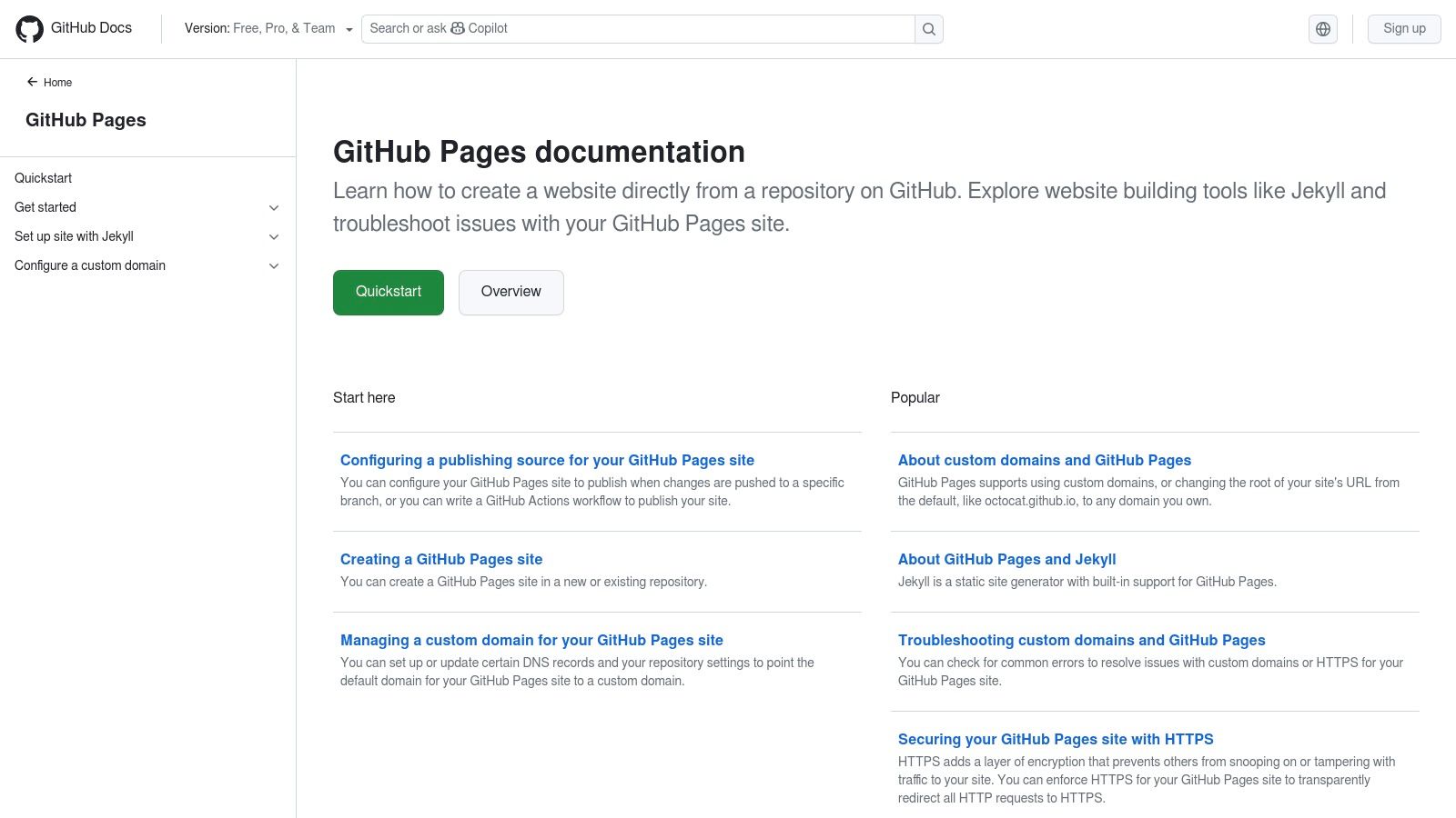 GitHub Pages