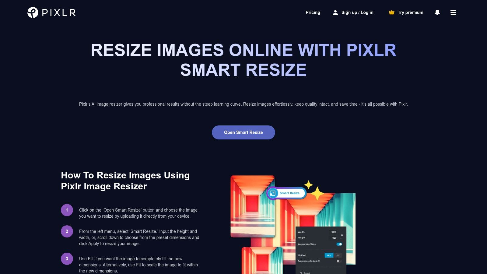 Pixlr — Smart Resize