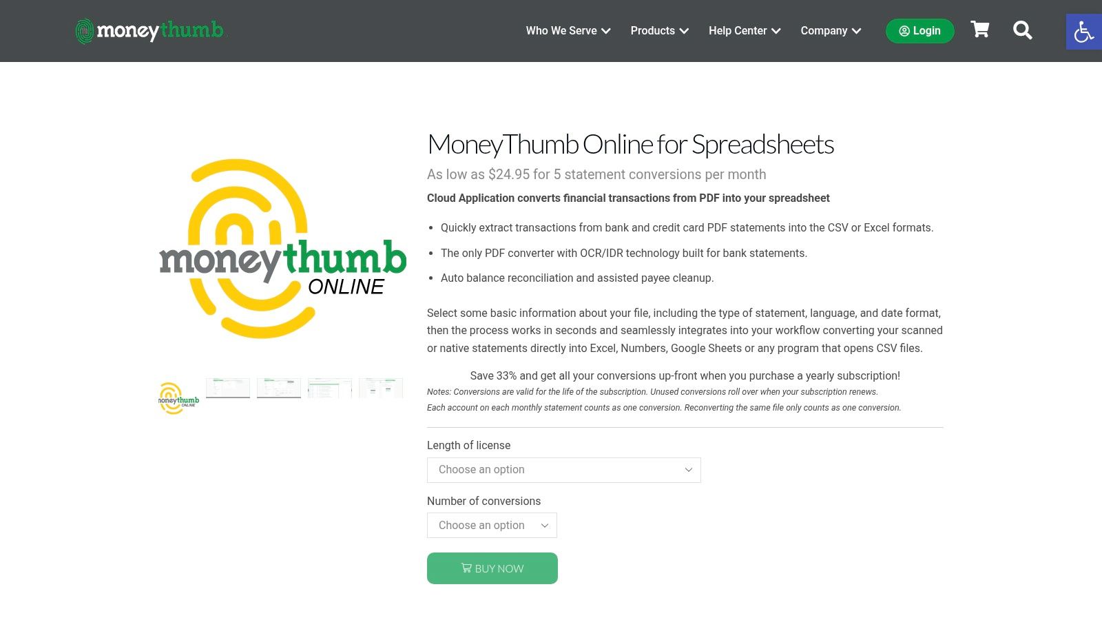 MoneyThumb — Online and Desktop Converters