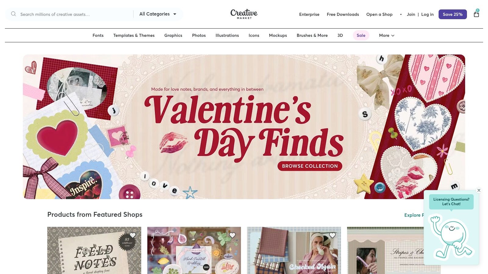 Creative Market — One-off Purchases for Social/OG Templates