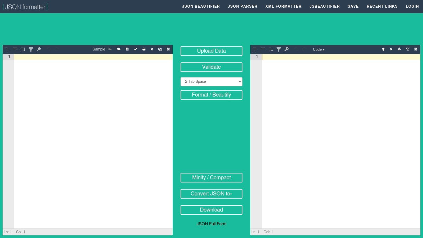 JSON Formatter (jsonformatter.org)