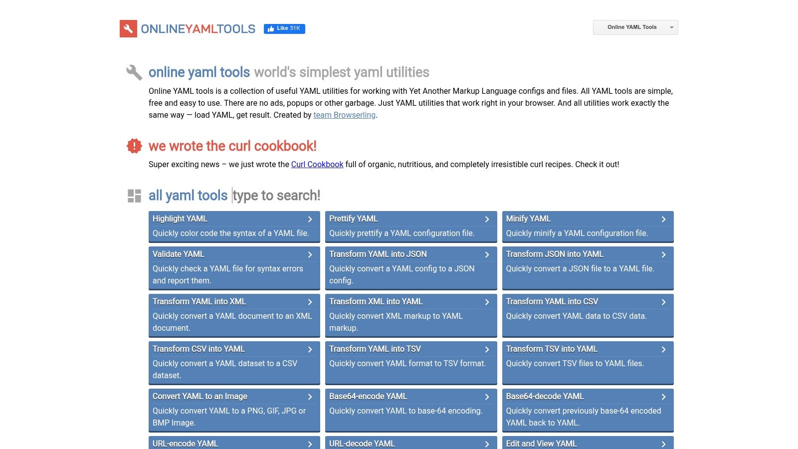 Online YAML Tools (by Browserling)