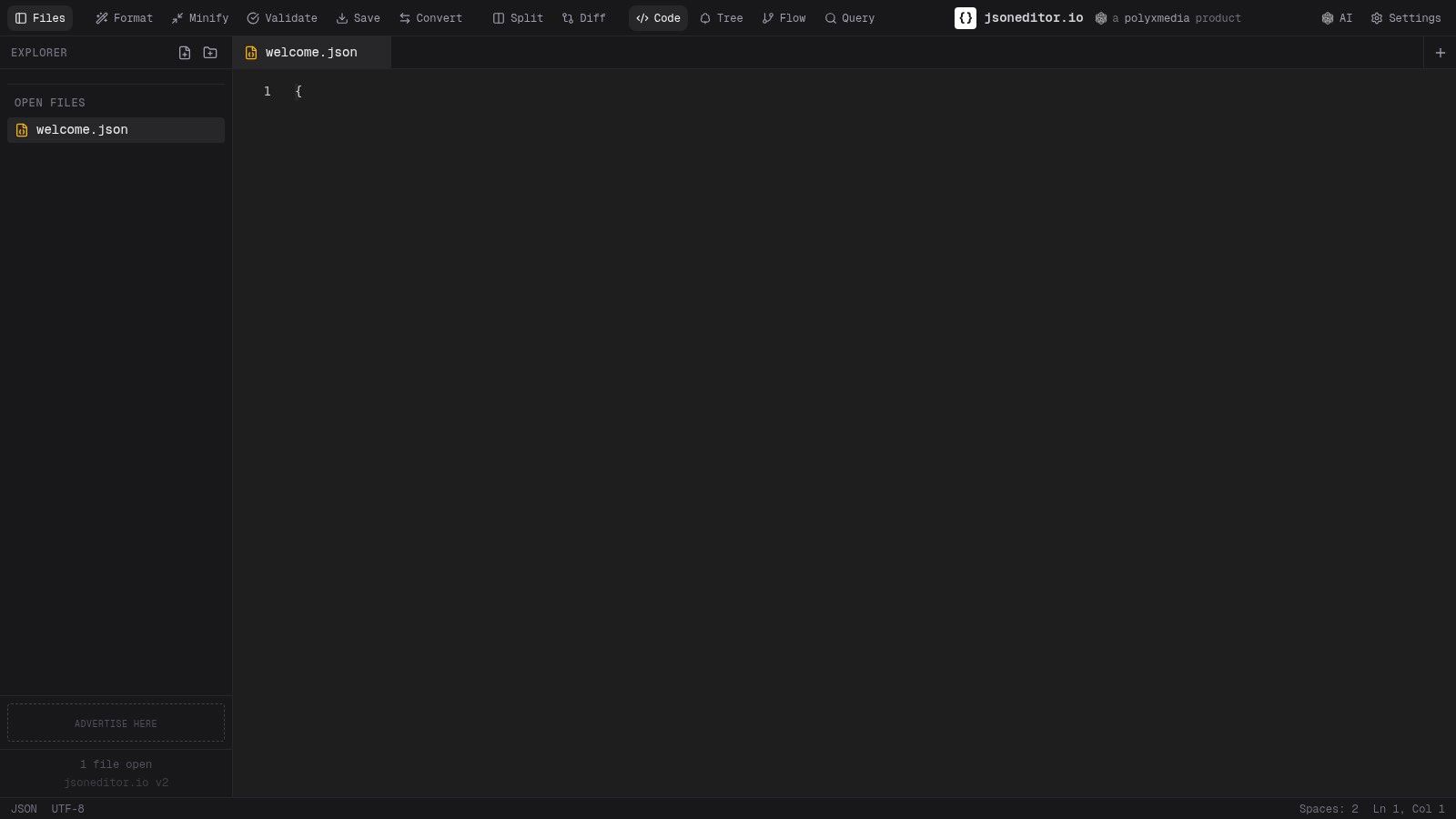 JSON Editor Online (jsoneditor.io)