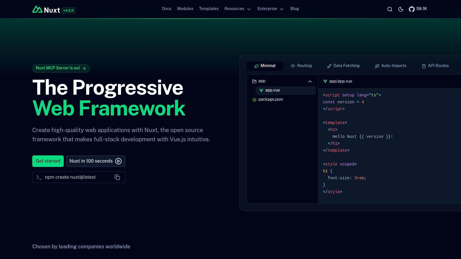 Nuxt (Static Generation)
