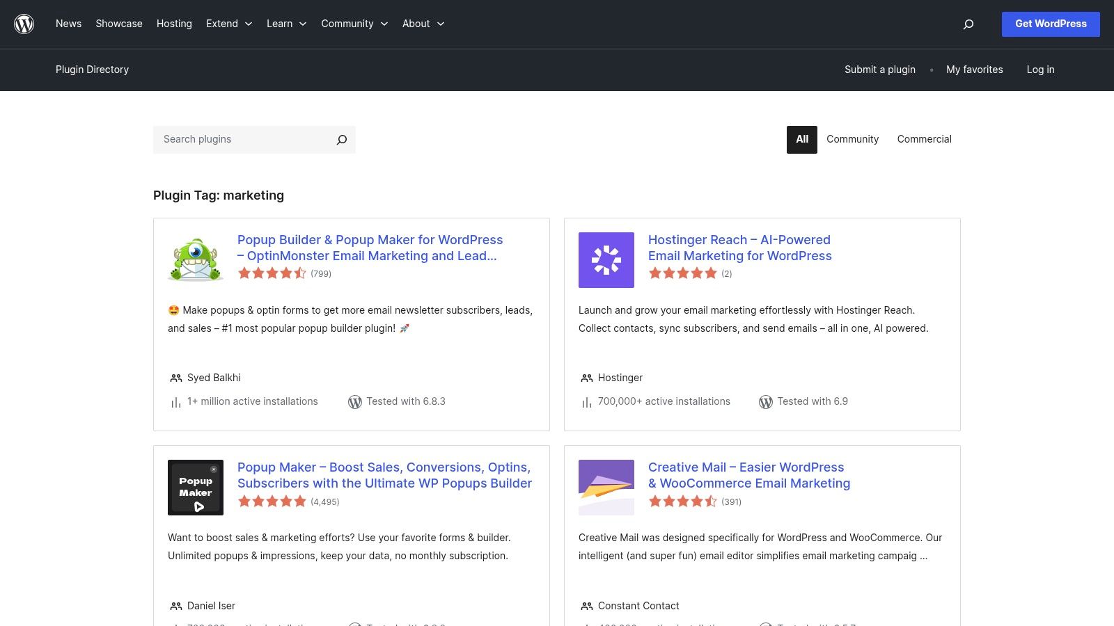 WordPress Plugin Directory