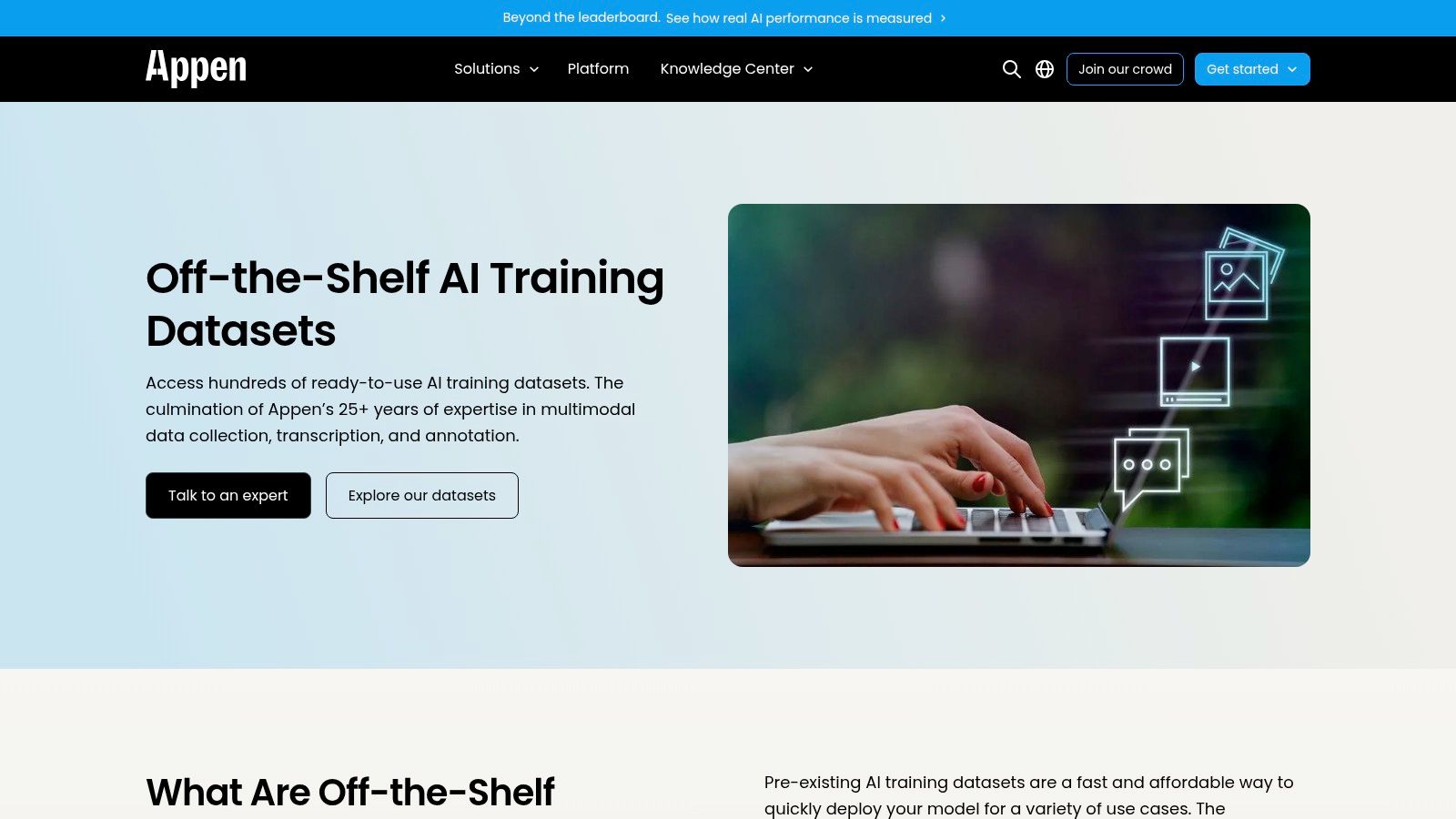 Appen — Off-the-Shelf AI Training Datasets