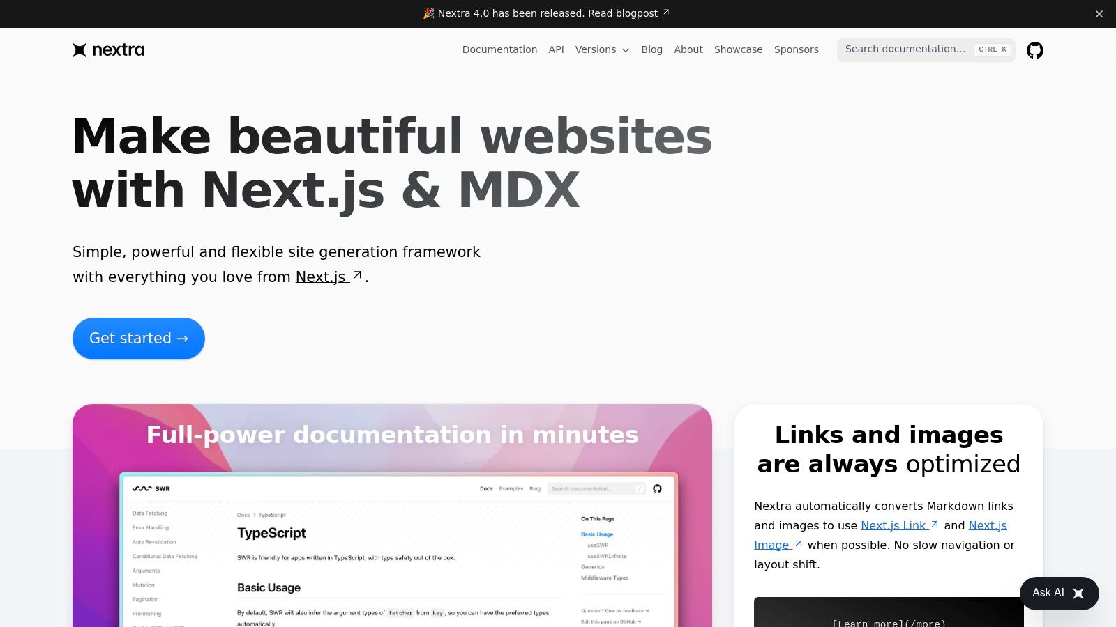 Nextra (Docs Theme for Next.js)