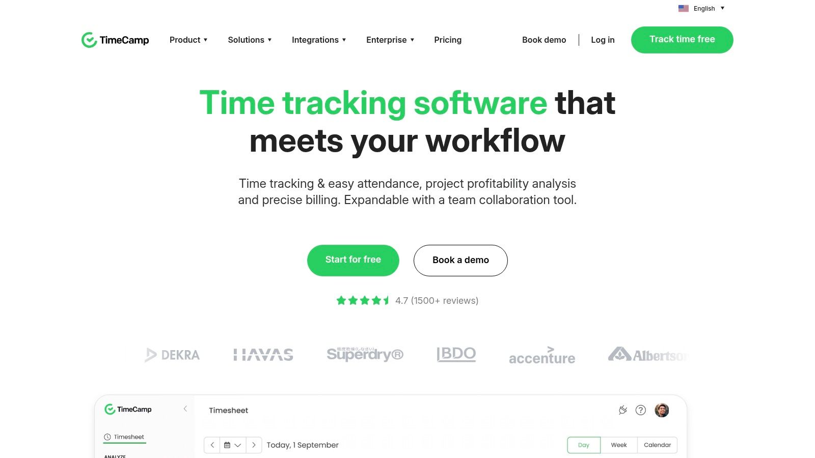 A view of the TimeCamp Planner template showing sections for customer success planning, including metrics and journey tracking.