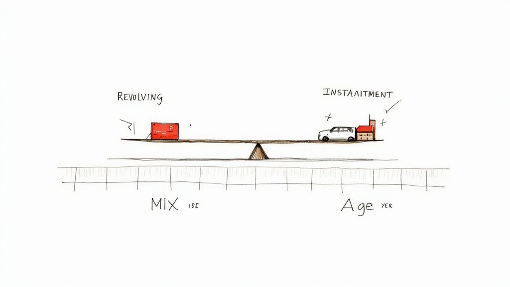 Credit Mix and Account Age