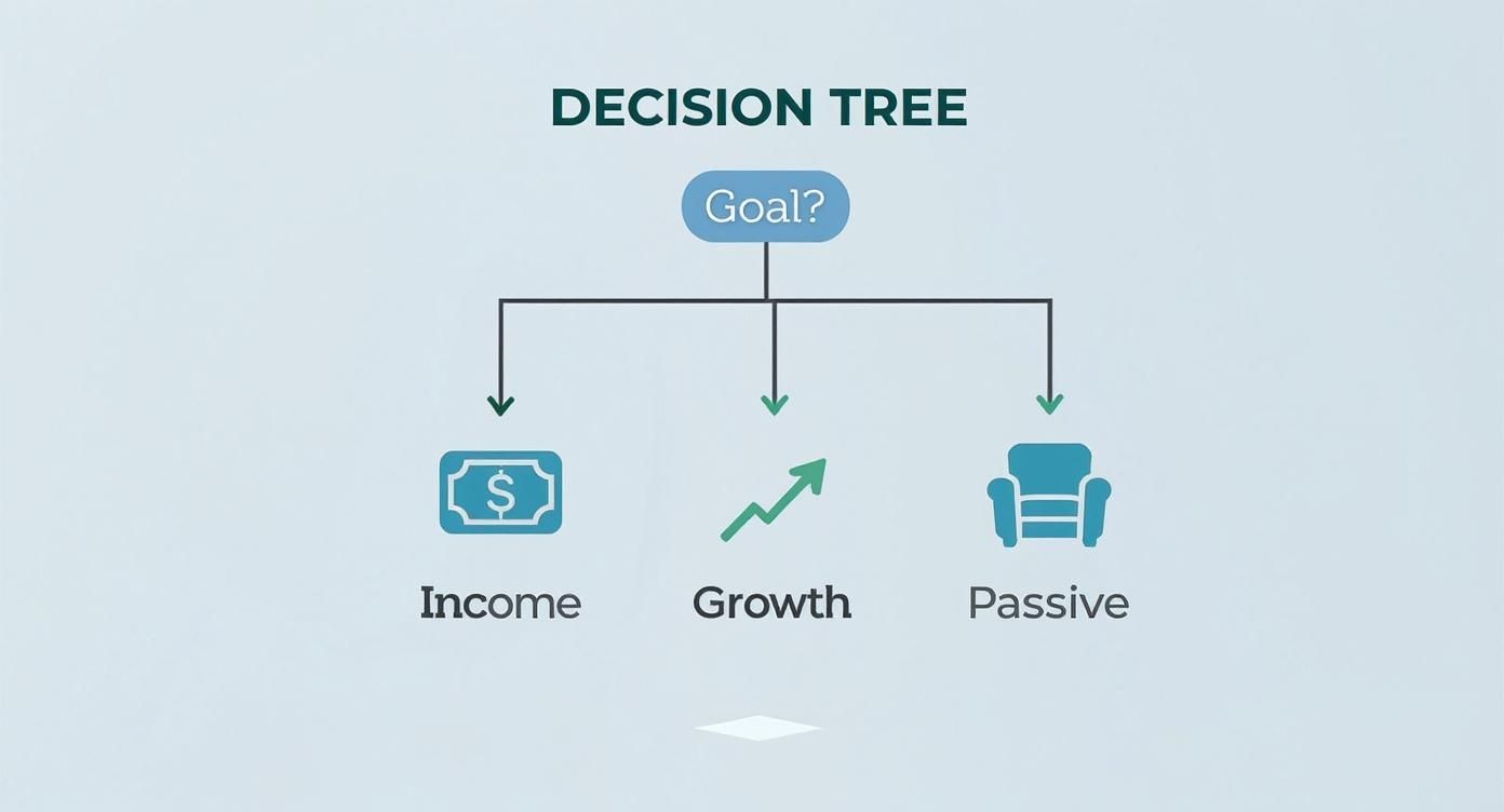 Infographic about real estate investment strategies