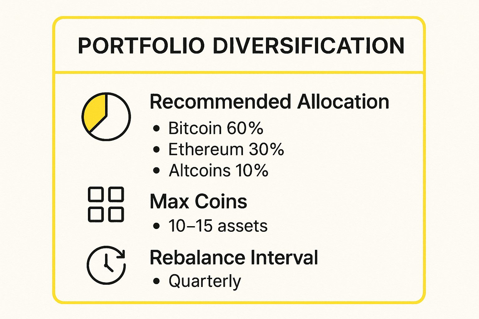 Infographic showing key data about Portfolio Diversification