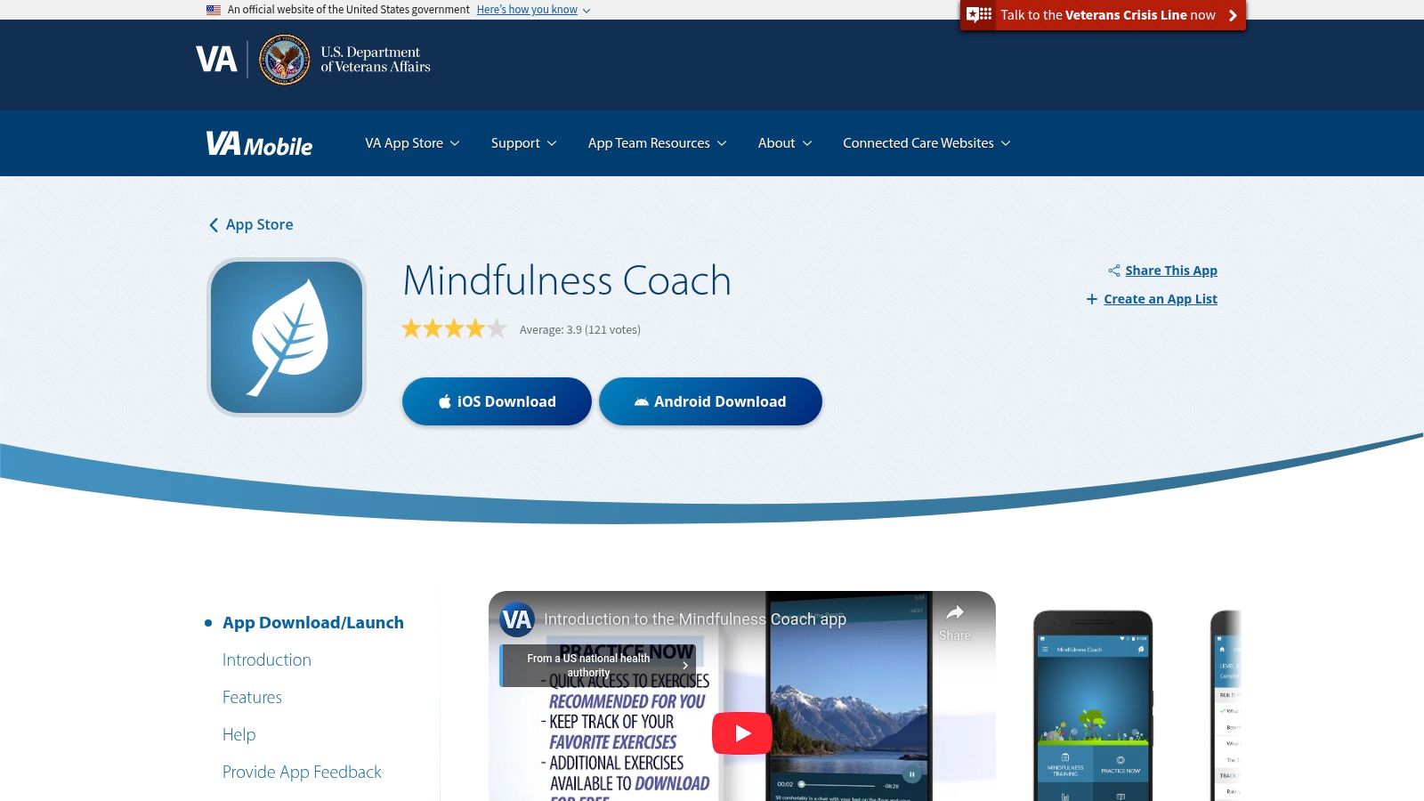 Mindfulness Coach (U.S. Department of Veterans Affairs)