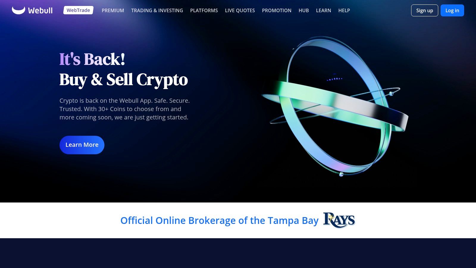11. Webull (Webull Pay for crypto)