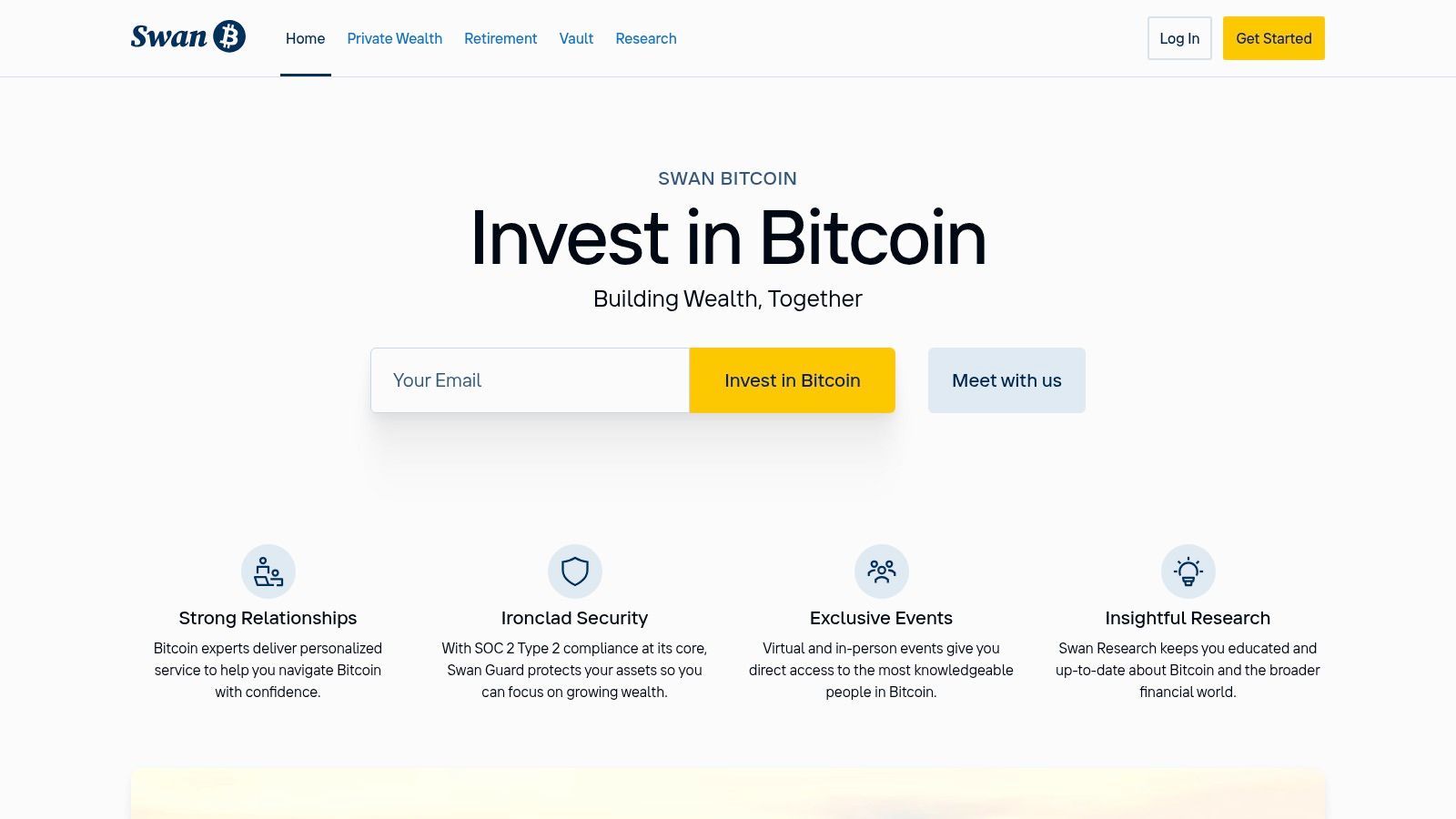 Swan Bitcoin: Best for Automated Bitcoin Accumulation