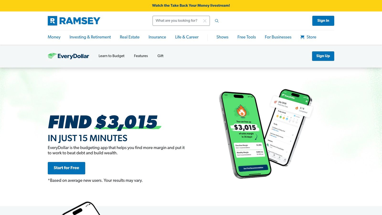 EveryDollar (Ramsey Solutions)