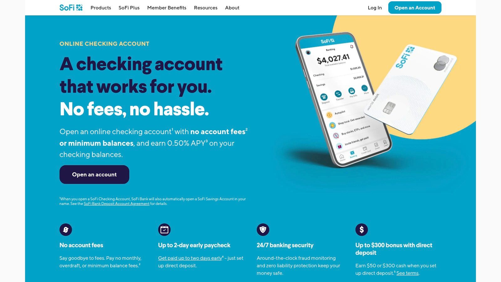 SoFi Bank (Checking & Savings)