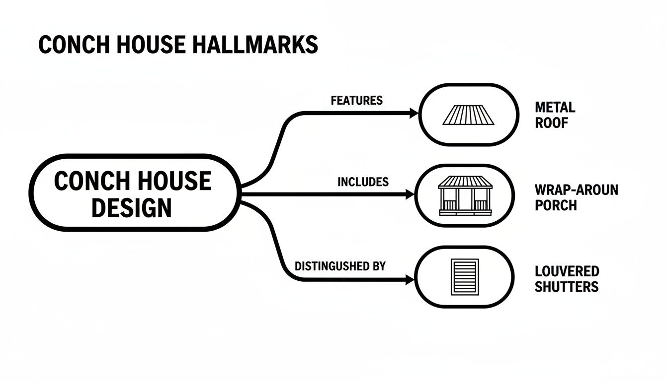 Infographic about key west style homes