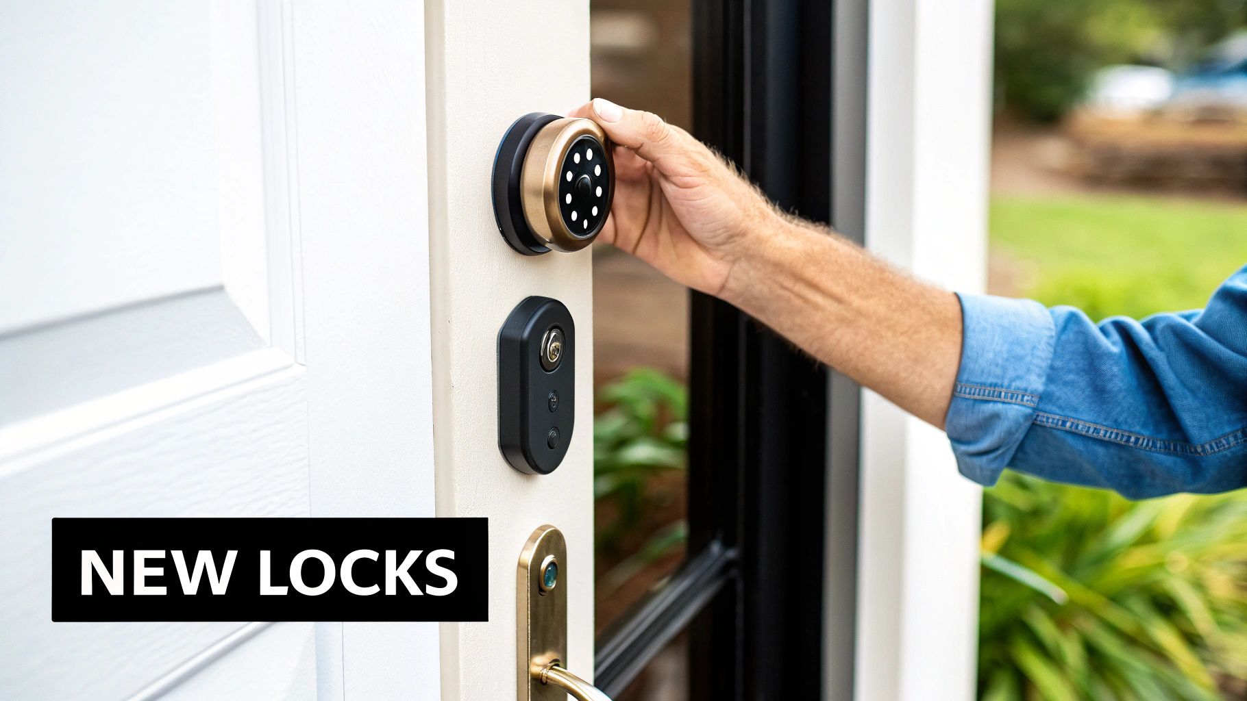 Door Lock Rekeying and Smart Lock Installation