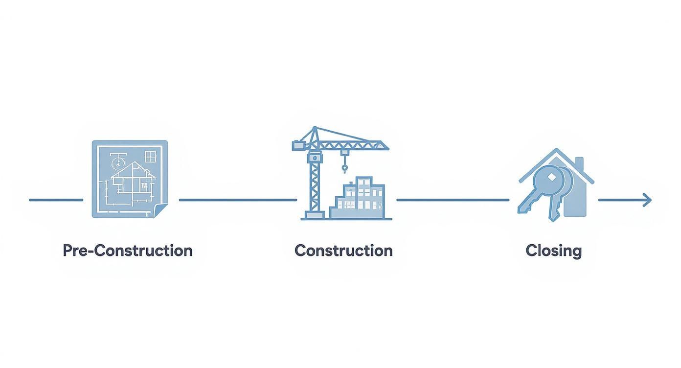 Infographic about how long does it take to build a custom home