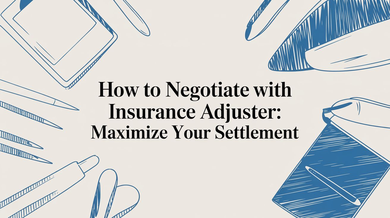 How to Negotiate with an Insurance Adjuster (2024 Guide)