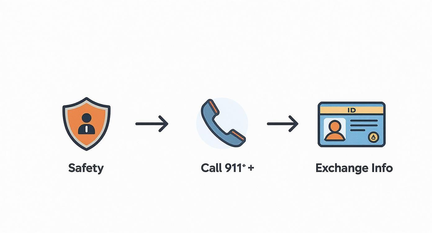 Infographic about after car accident