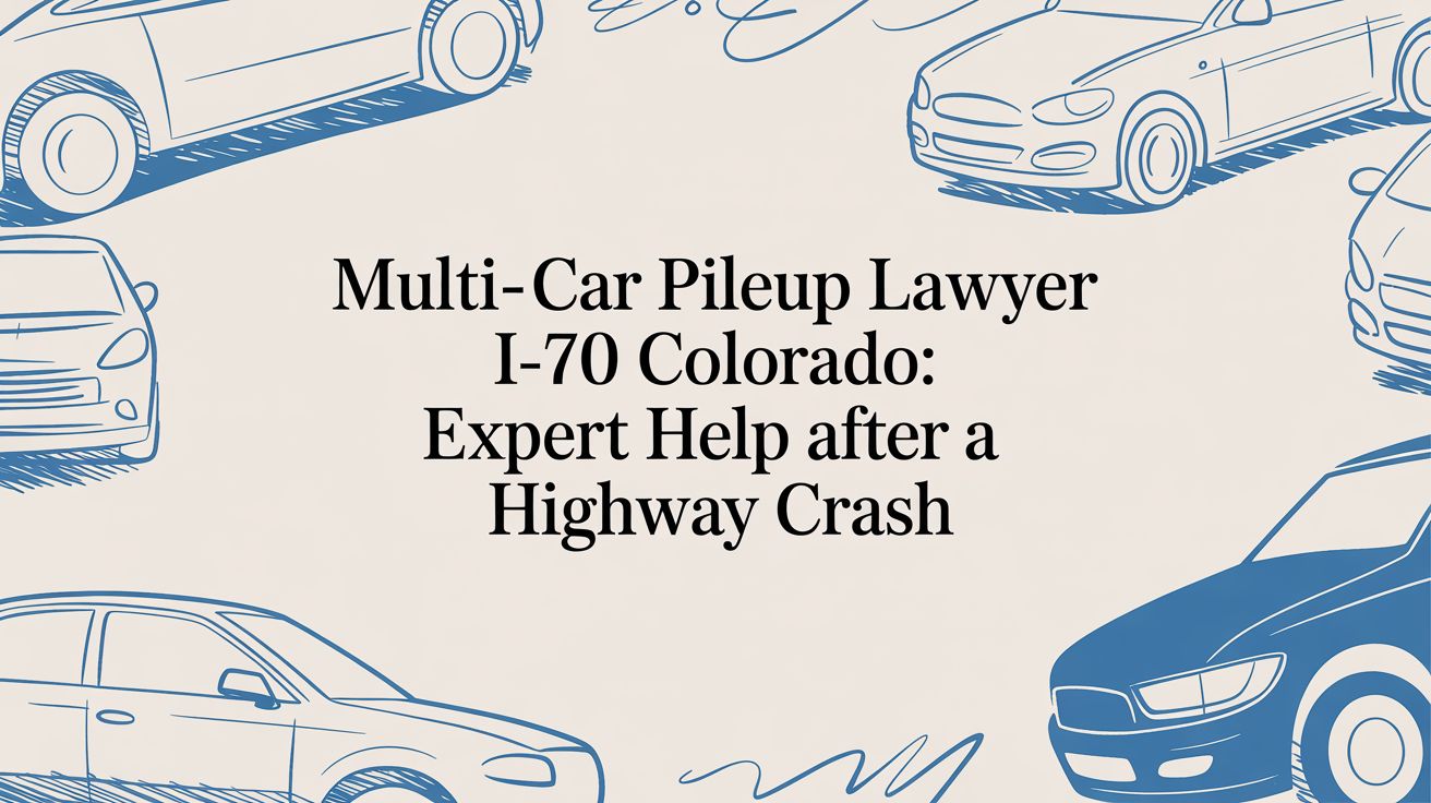 Multi-Car Pileup Lawyer I-70 Colorado: Untangling Fault