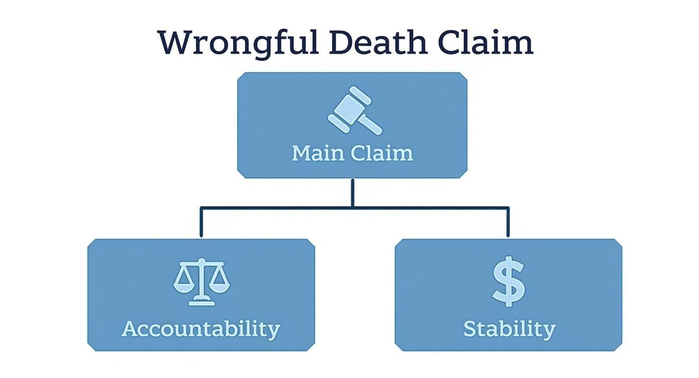 Infographic about wrongful death attorney denver