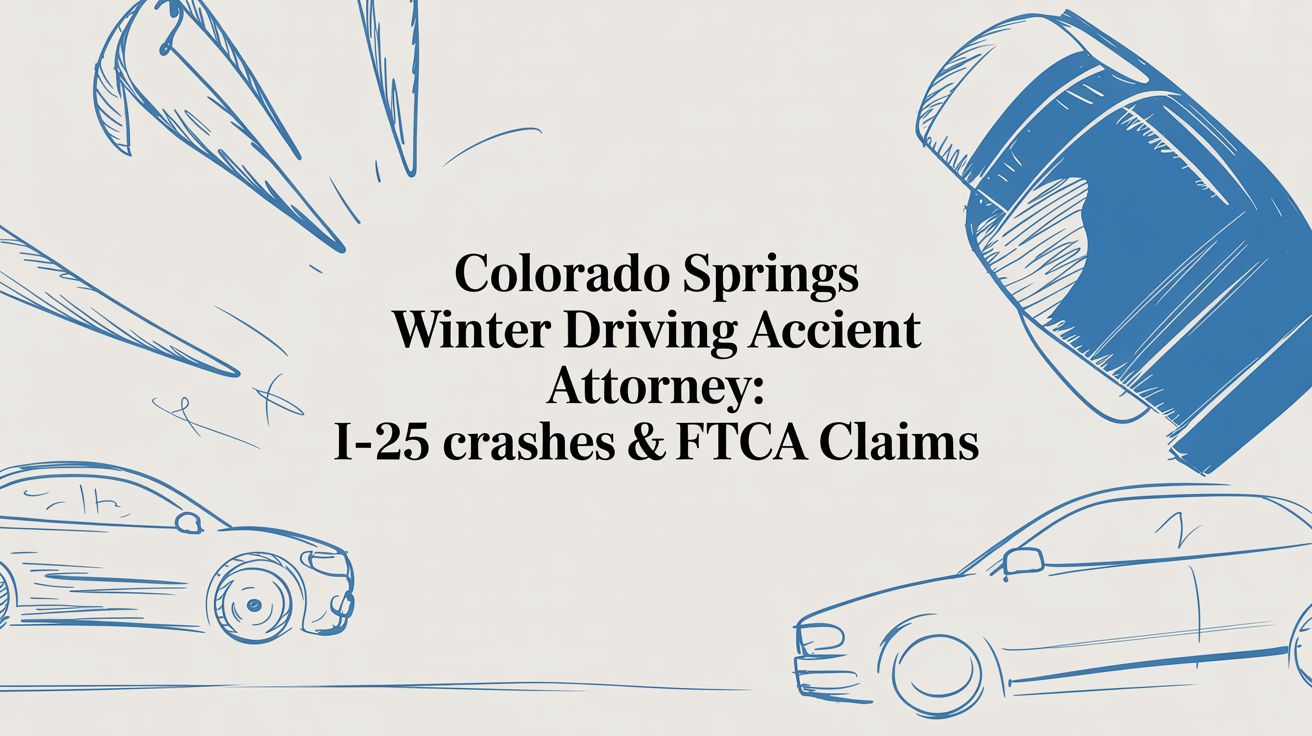 Hit by a Soldier or Civilian on Icy Roads? Your Guide to Proving Fault in Colorado Springs