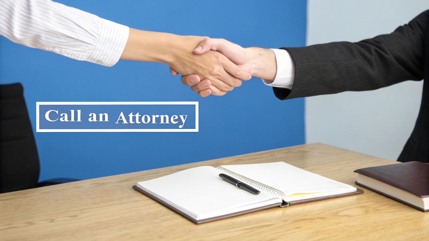 An attorney from Conduit Law meeting with a client in a professional Denver office setting.