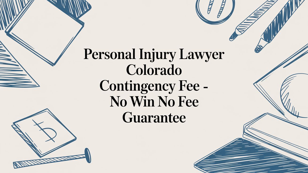 How Your Colorado PI Lawyer Gets Paid: Contingency Fees, Costs, and Your Net Recovery