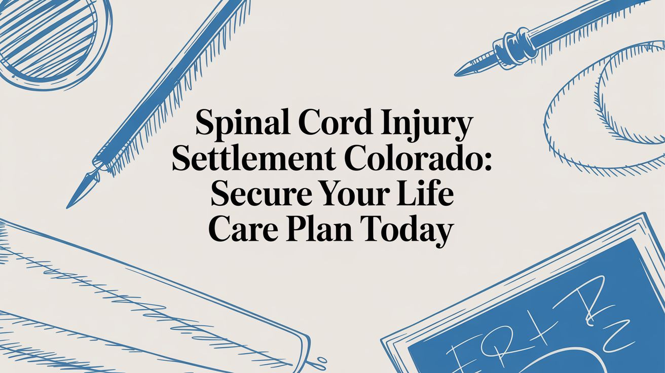 Uncapped Compensation: Your Guide to a Colorado Spinal Cord Injury Case