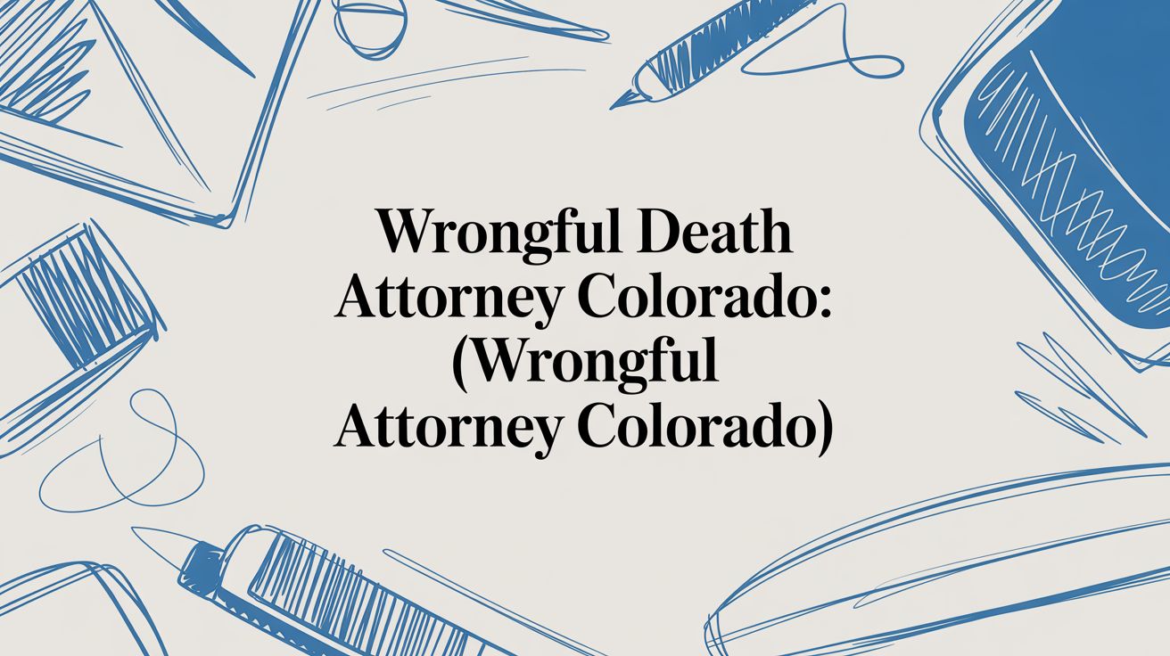 Wrongful Death Attorney Colorado: A Guide for Families