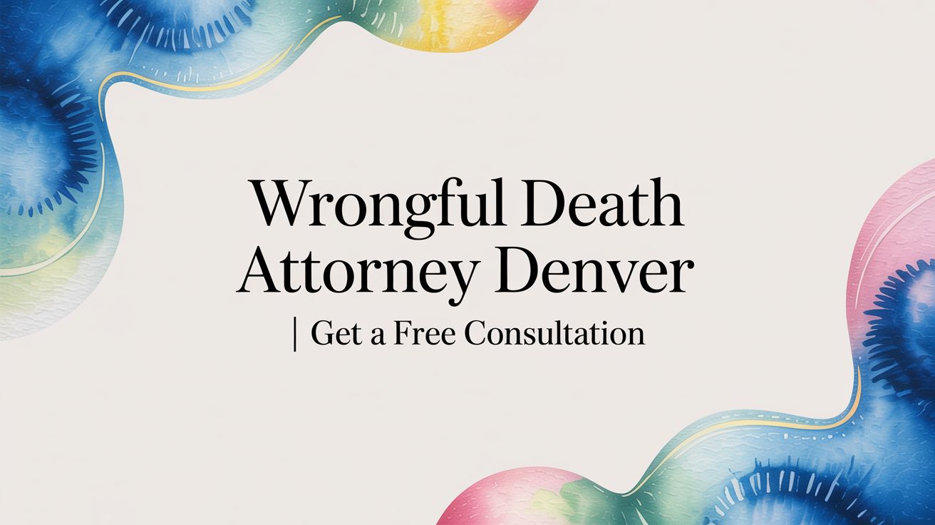 Wrongful Death Attorney Denver | Get a Free Consultation