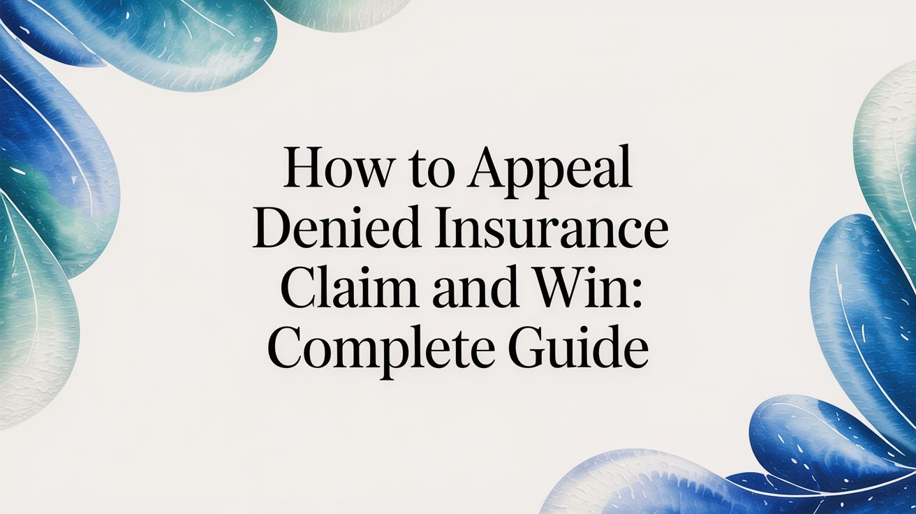 How to Appeal a Denied Insurance Claim and Win | Conduit Law