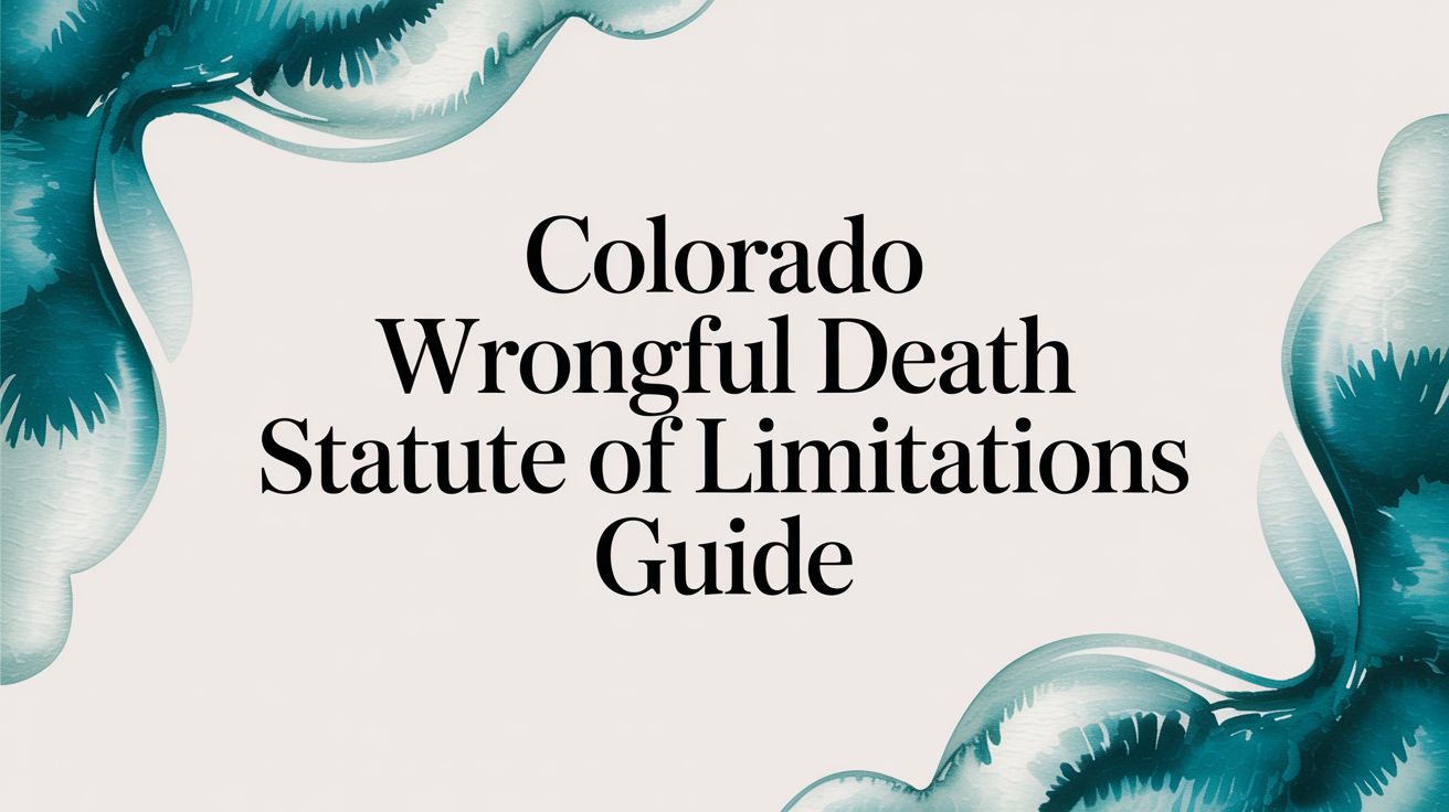 Winning Against the Clock: A Law Firm’s Guide to the Colorado Wrongful Death Statute of Limitations