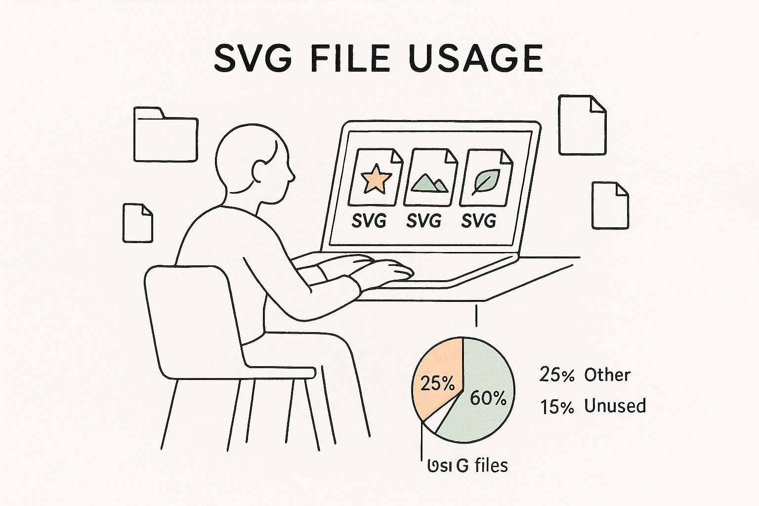 Infographic about where to buy svg files