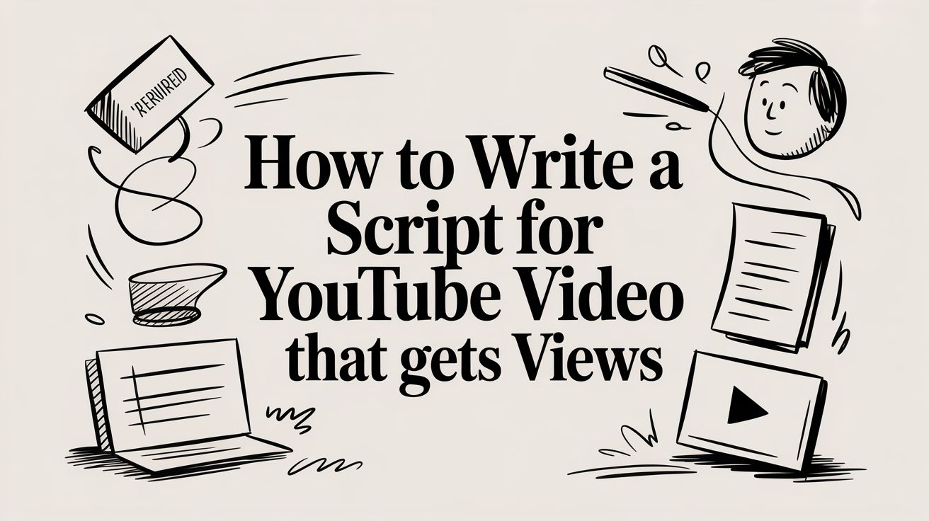 How to Write a script for youtube video That Gets Views