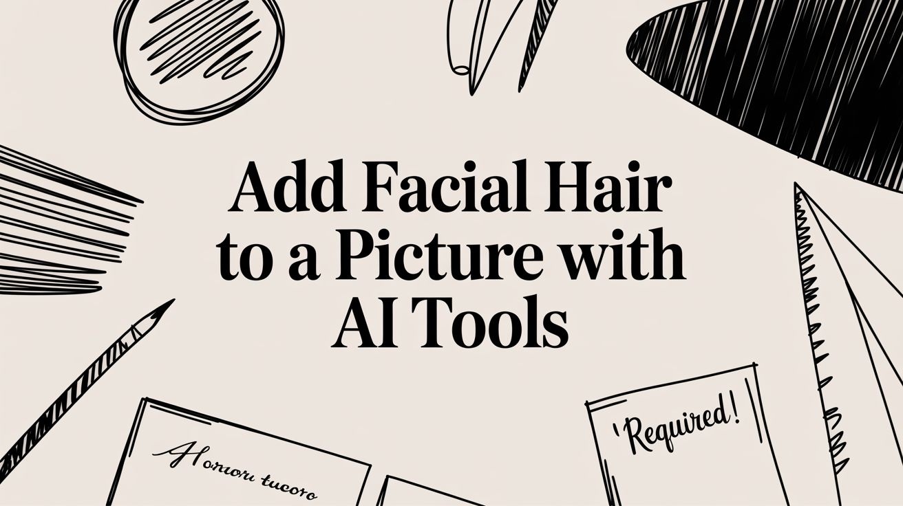Add Facial Hair to a Picture with AI Tools