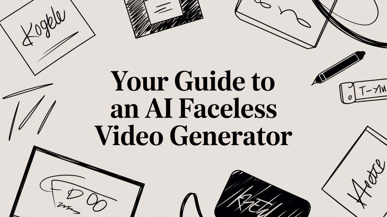 Your Guide to an AI Faceless Video Generator