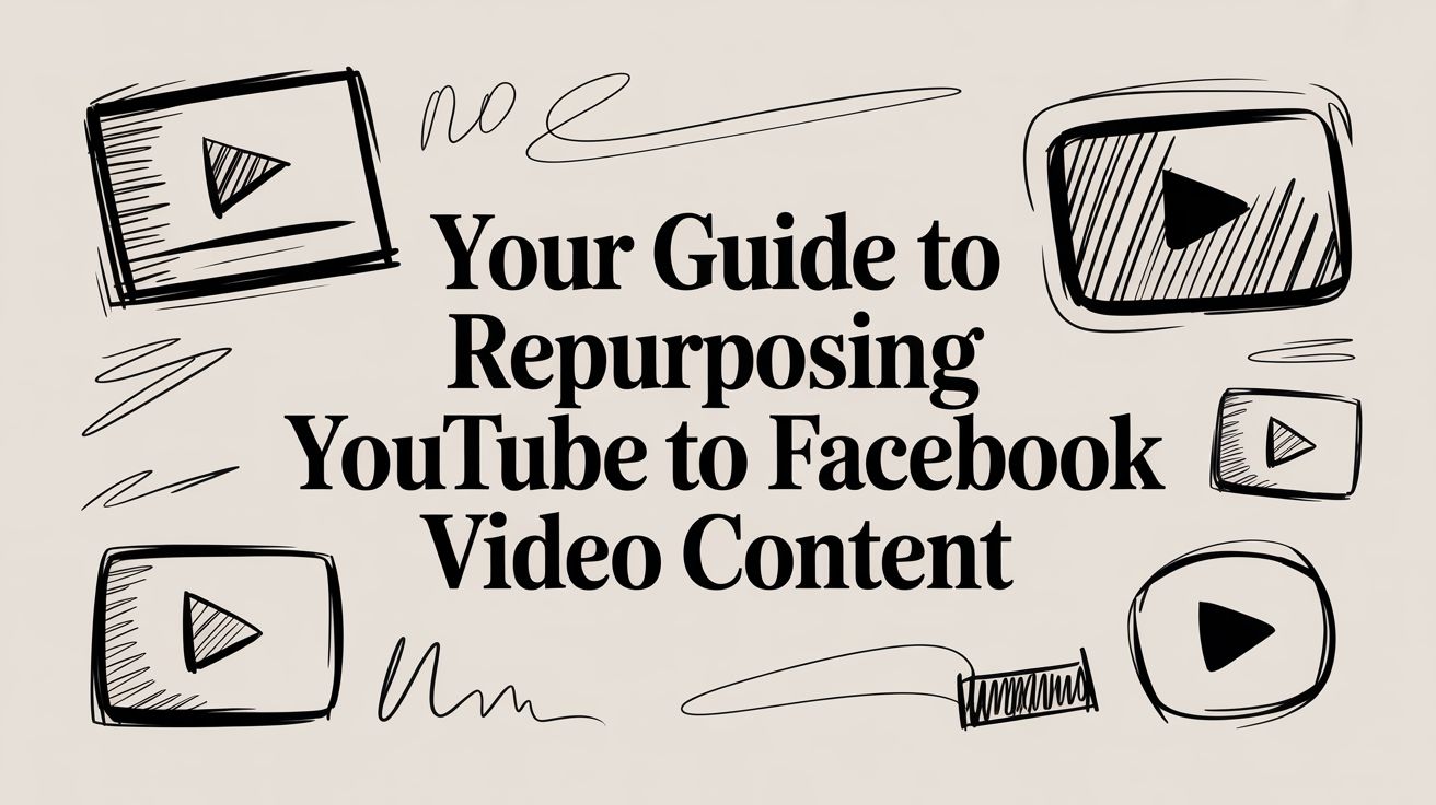 Your Guide to Repurposing YouTube to Facebook Video Content