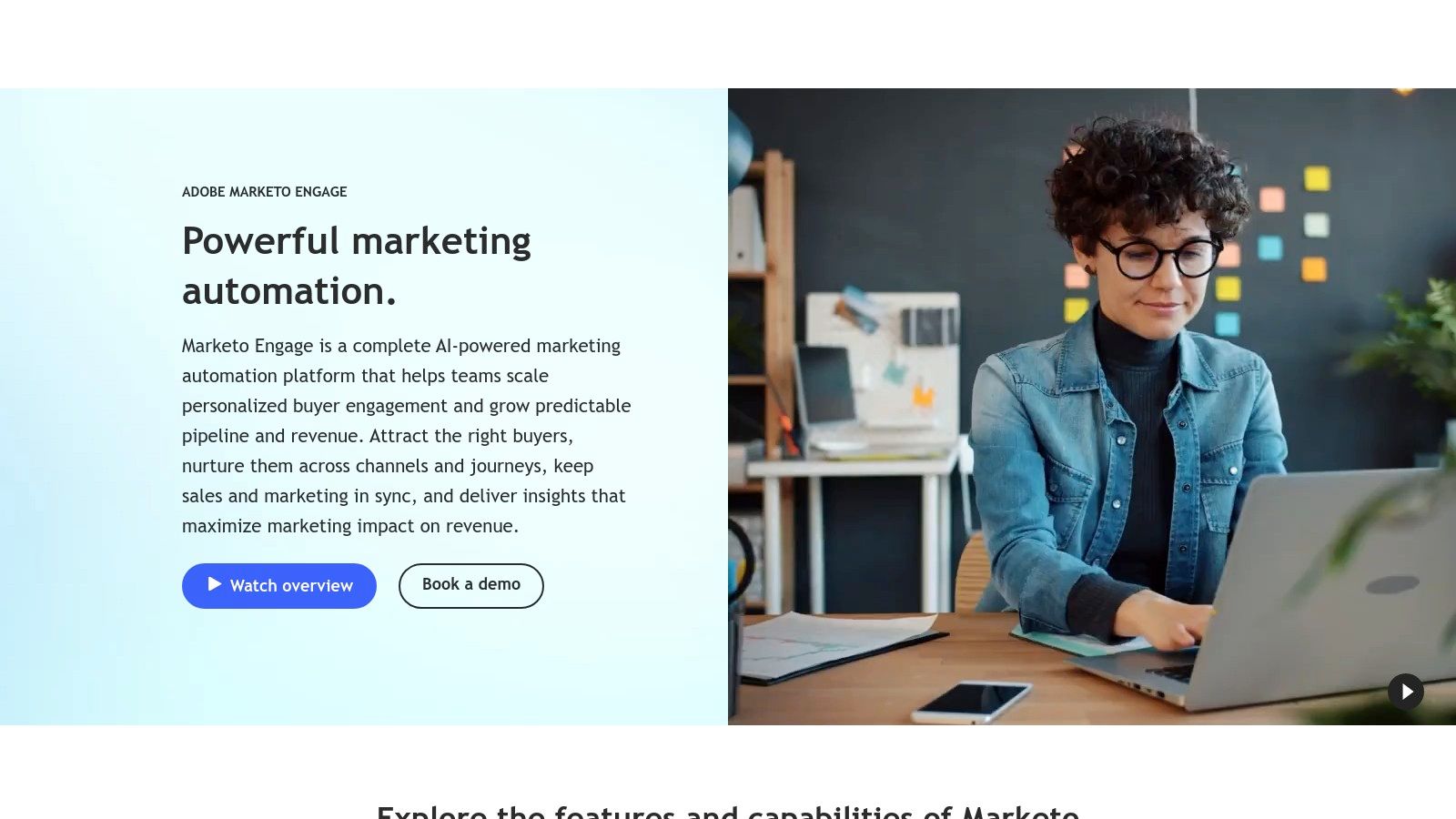 Adobe Marketo Engage interface