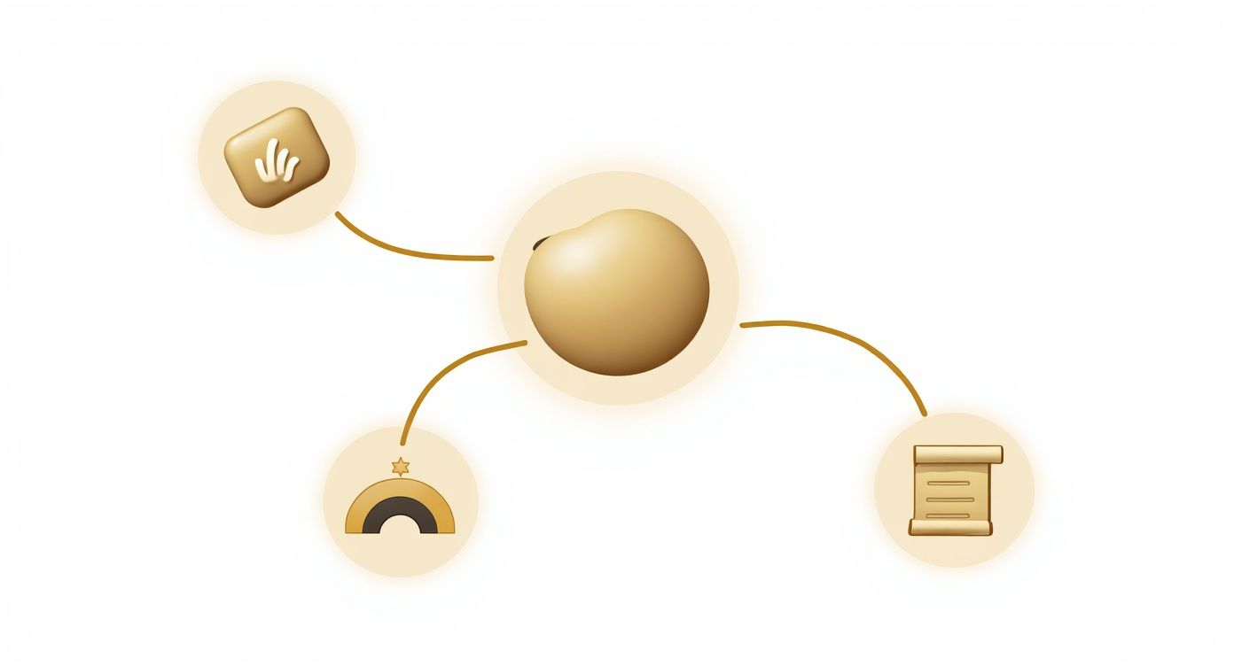 Infographic about opal stone birthstone