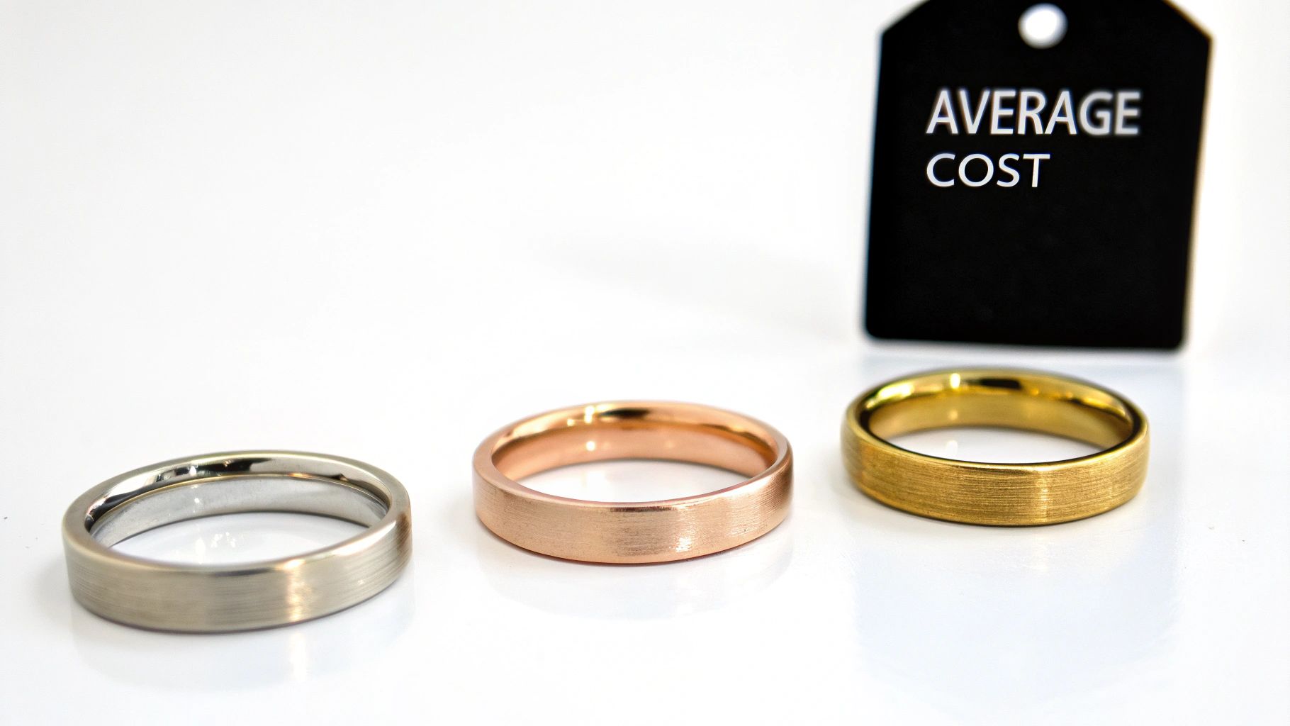 A jeweller carefully measuring a gold ring for resizing